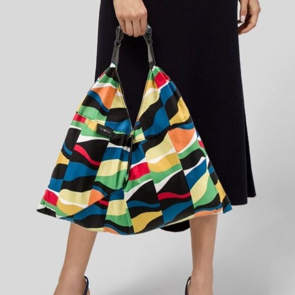 STAUD Colorful Wave Pattern Shoulder Bag - Picture 2 of 8